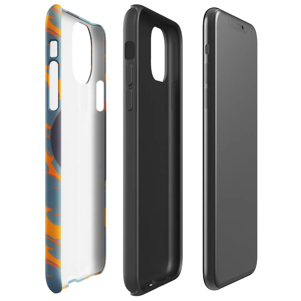 Flames of Gravity on Tough Case for iPhone® — Right