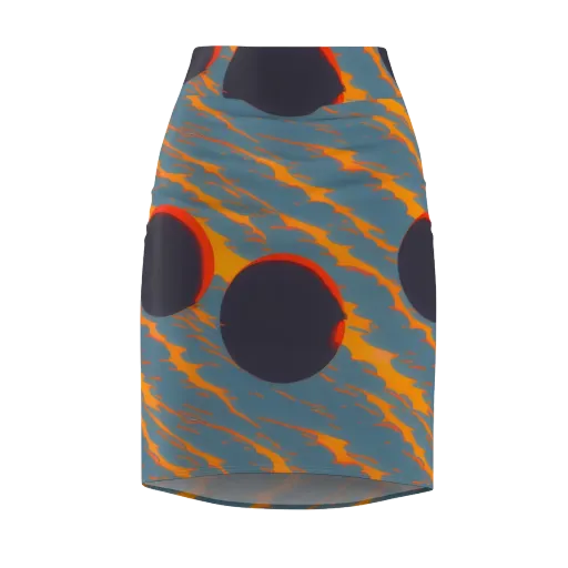 Flames of Gravity on a Pencil Skirt