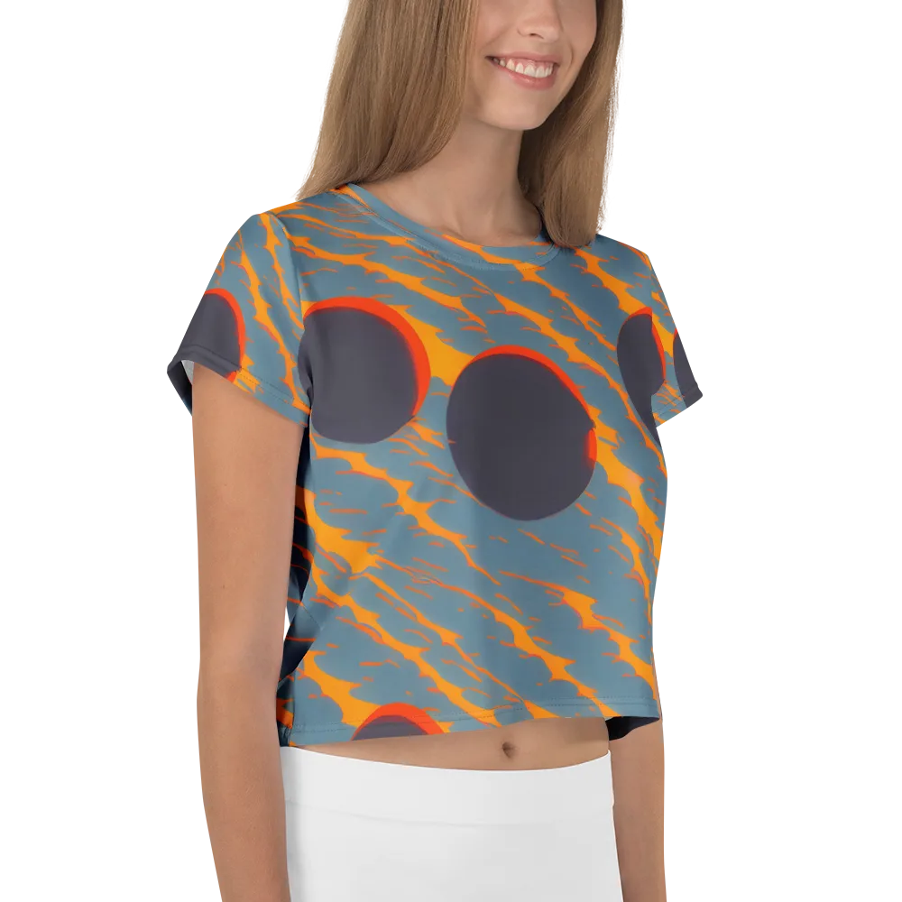 Flames of Gravity on Crop Tee — Right