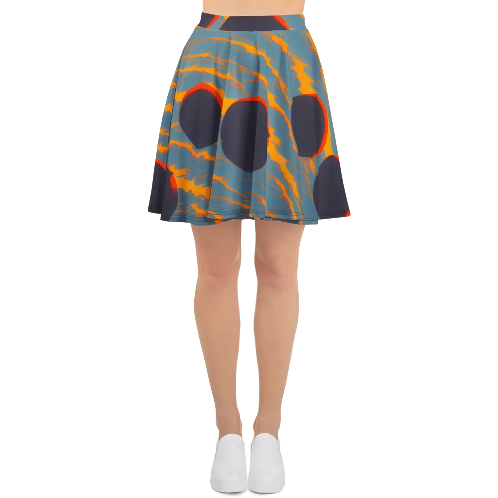 Flames of Gravity on Skater Skirt — Front