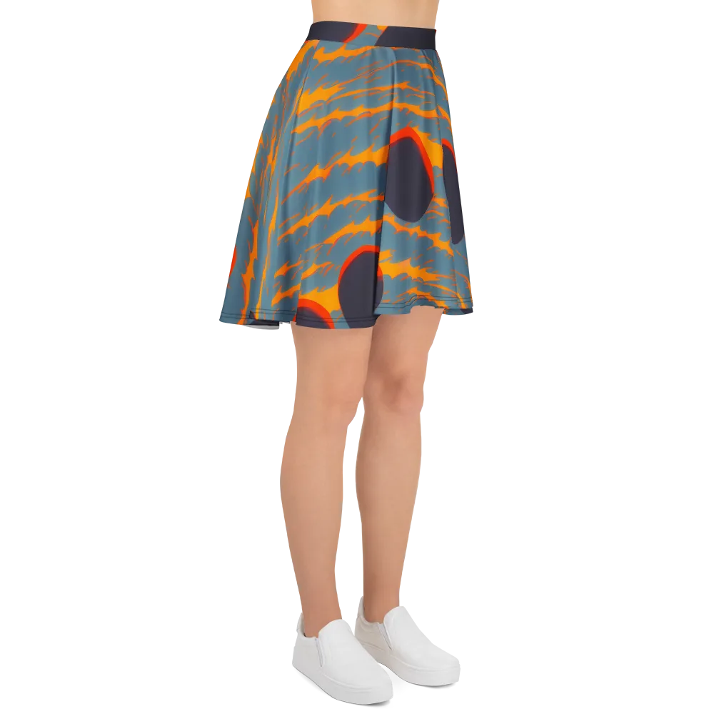 Flames of Gravity on Skater Skirt — Right