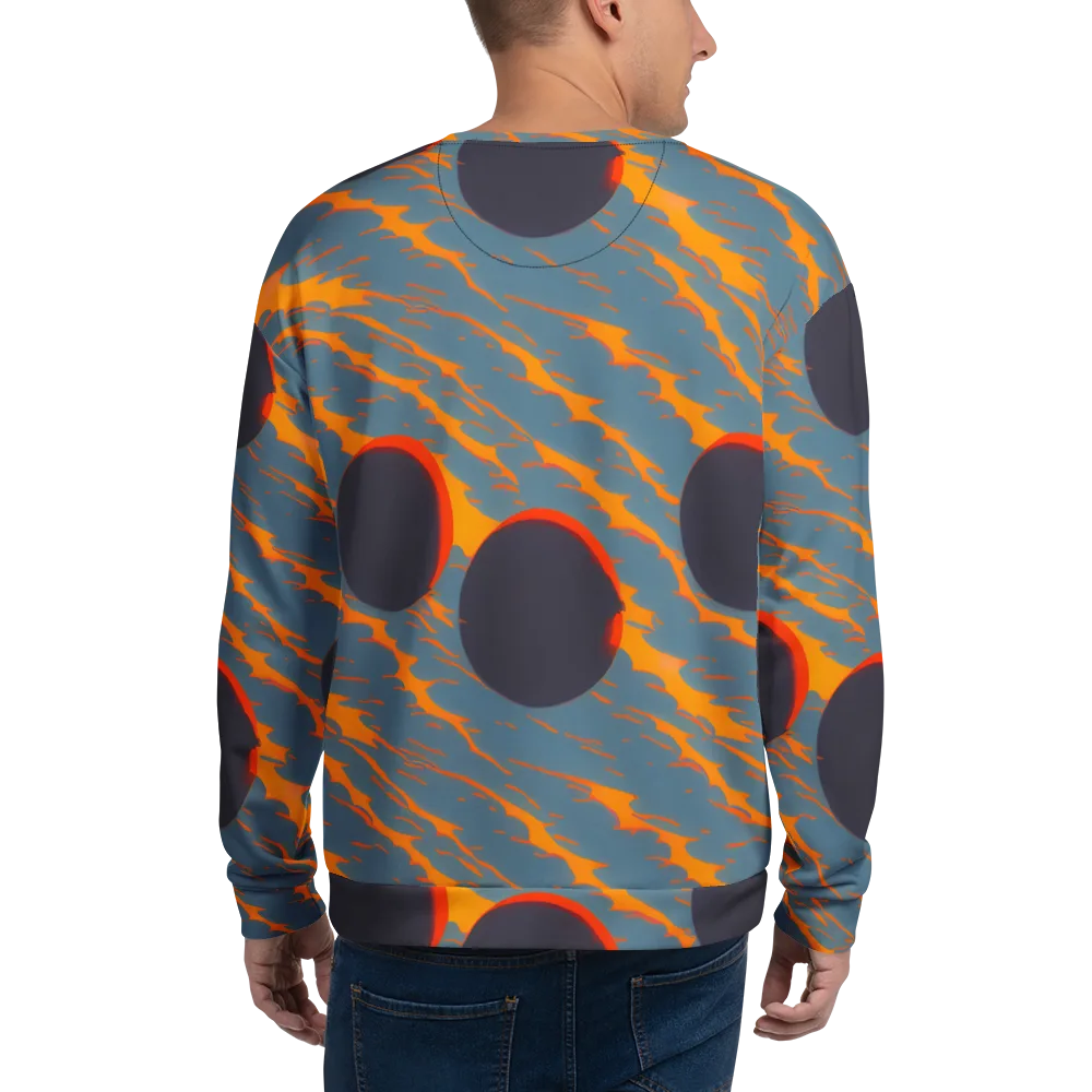 Flames of Gravity on Sweatshirt — Back