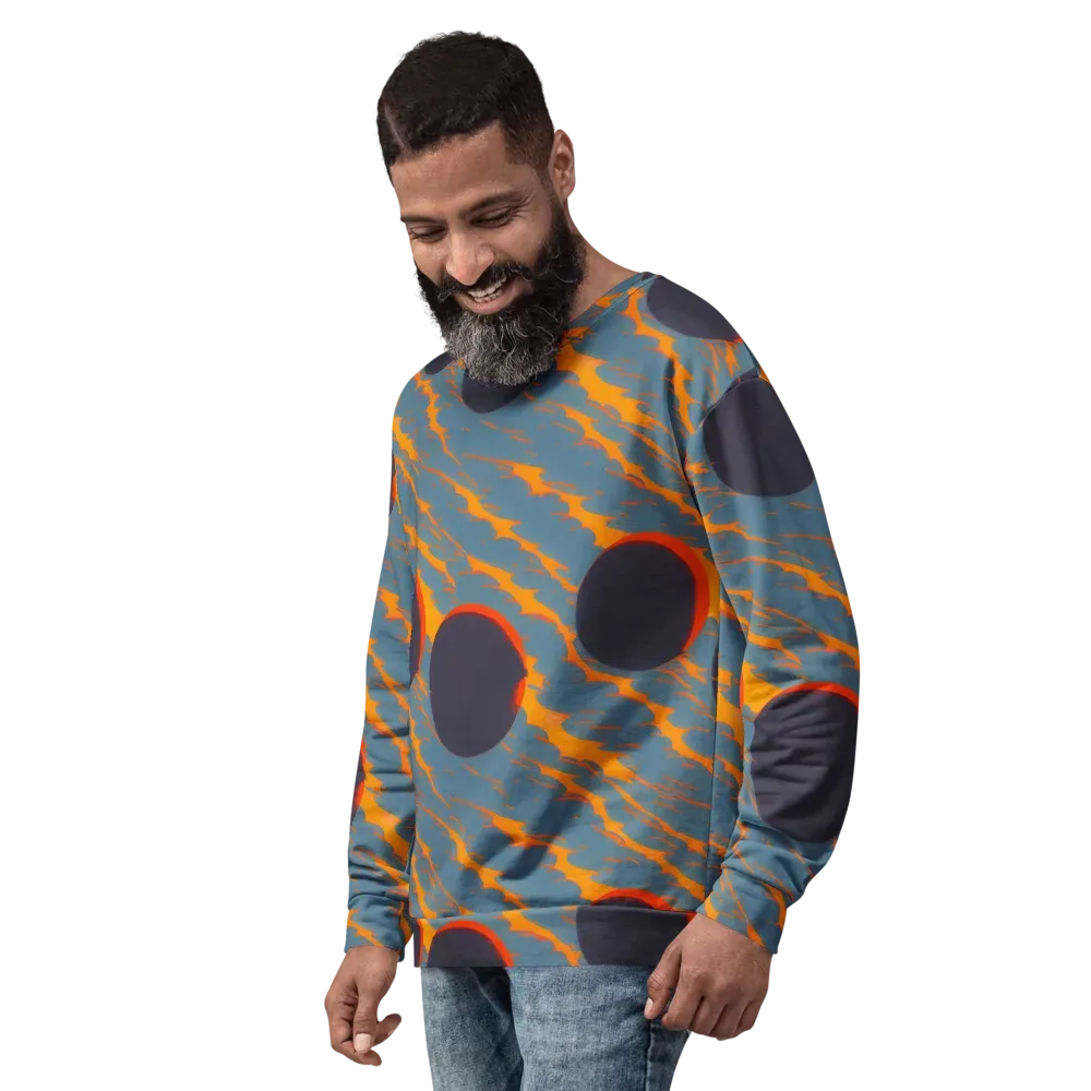 Flames of Gravity on Sweatshirt — Left Front