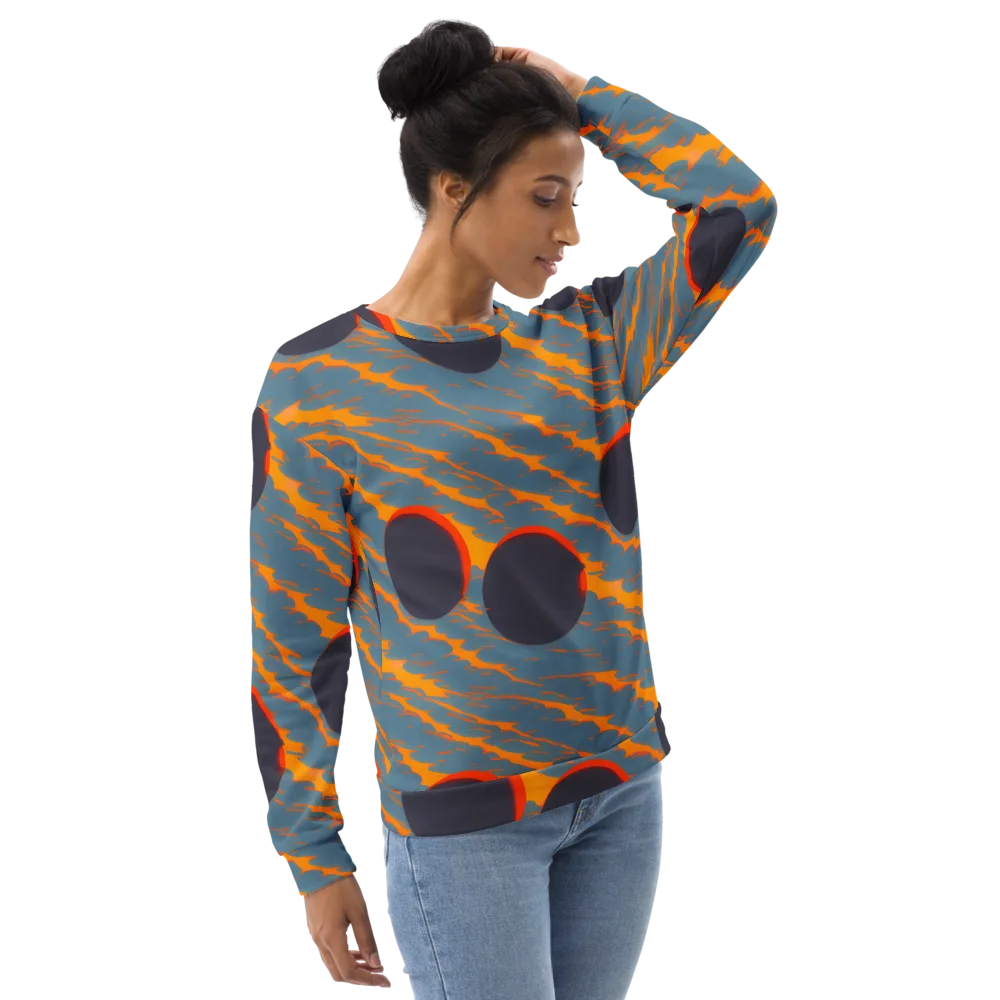 Flames of Gravity on Sweatshirt — Right Front
