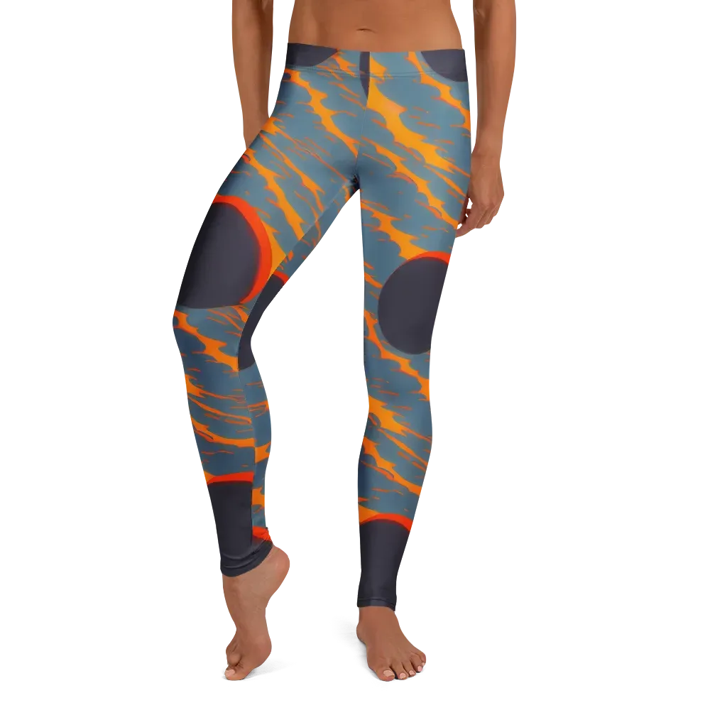 Flames of Gravity on Leggings — Front