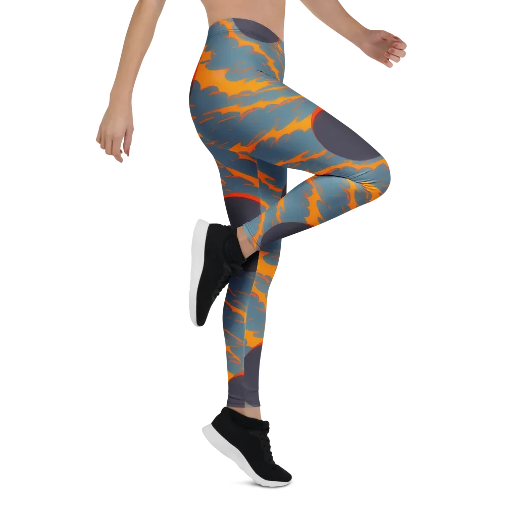 Flames of Gravity on Leggings — Right