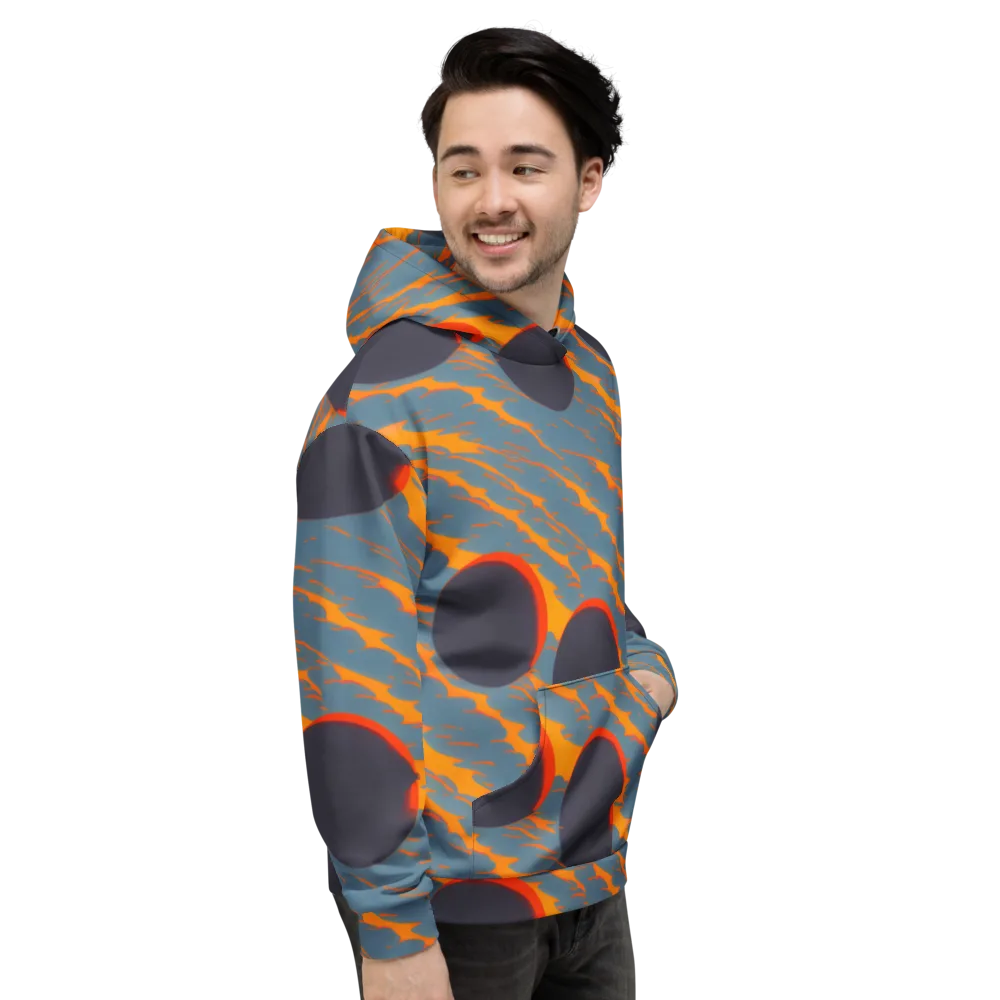 Flames of Gravity on Hoodie — Right
