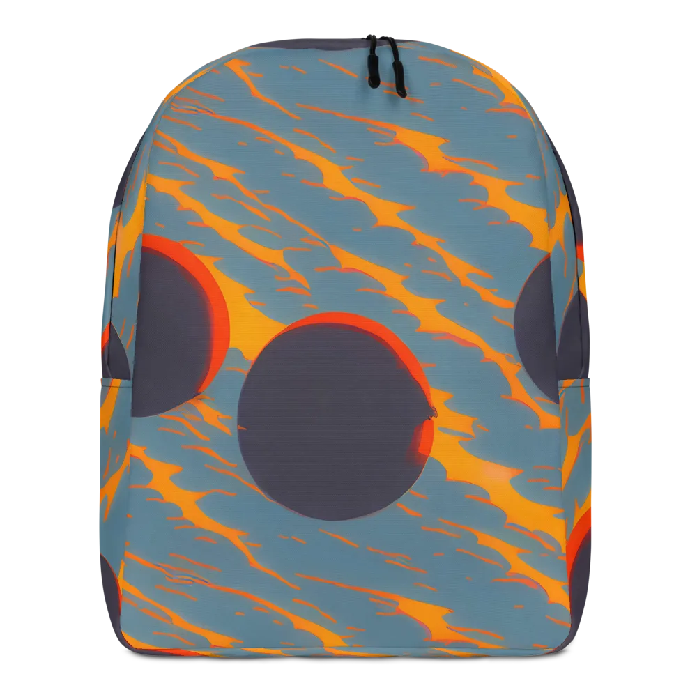 Flames of Gravity on Minimalist Backpack — Front