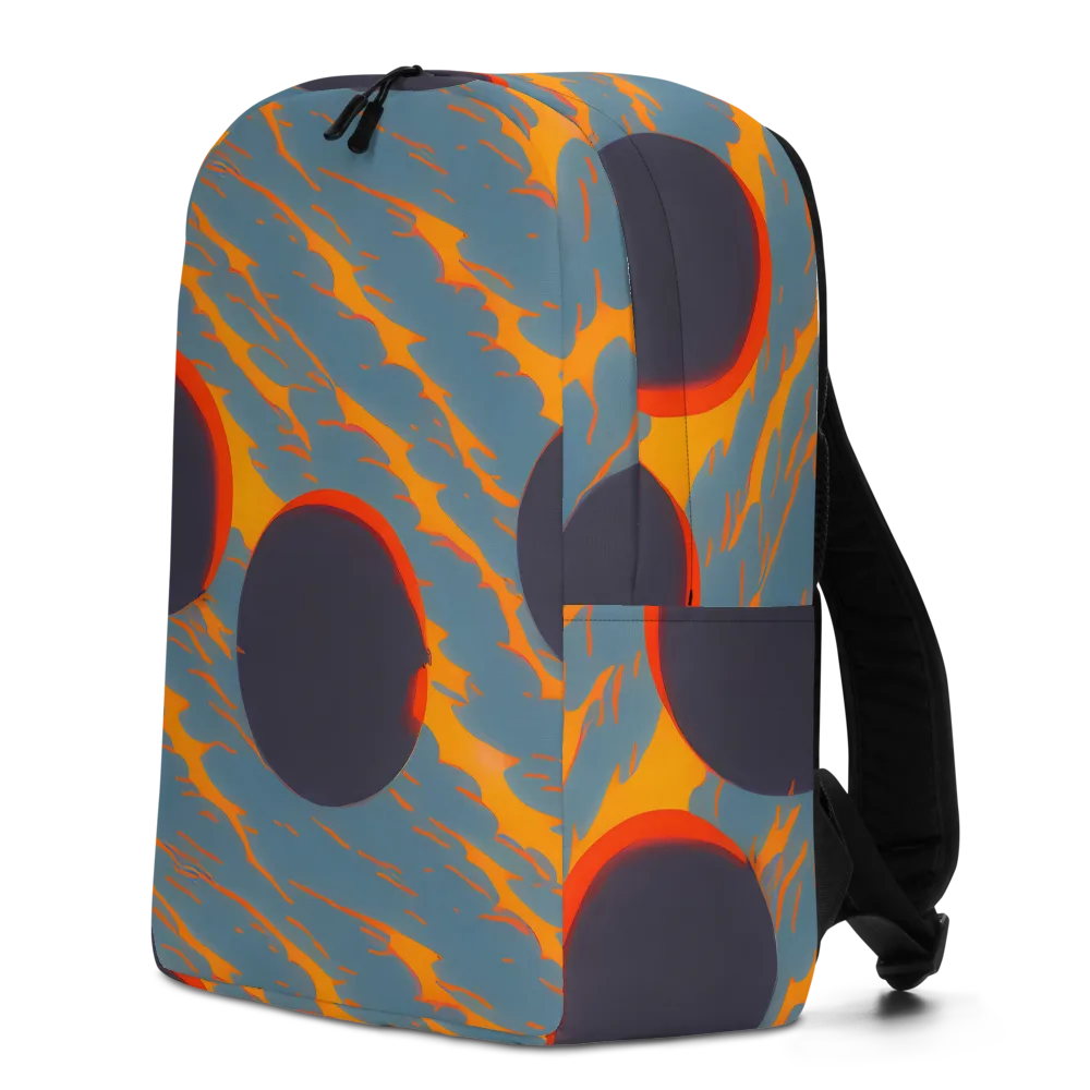 Flames of Gravity on Minimalist Backpack — Left