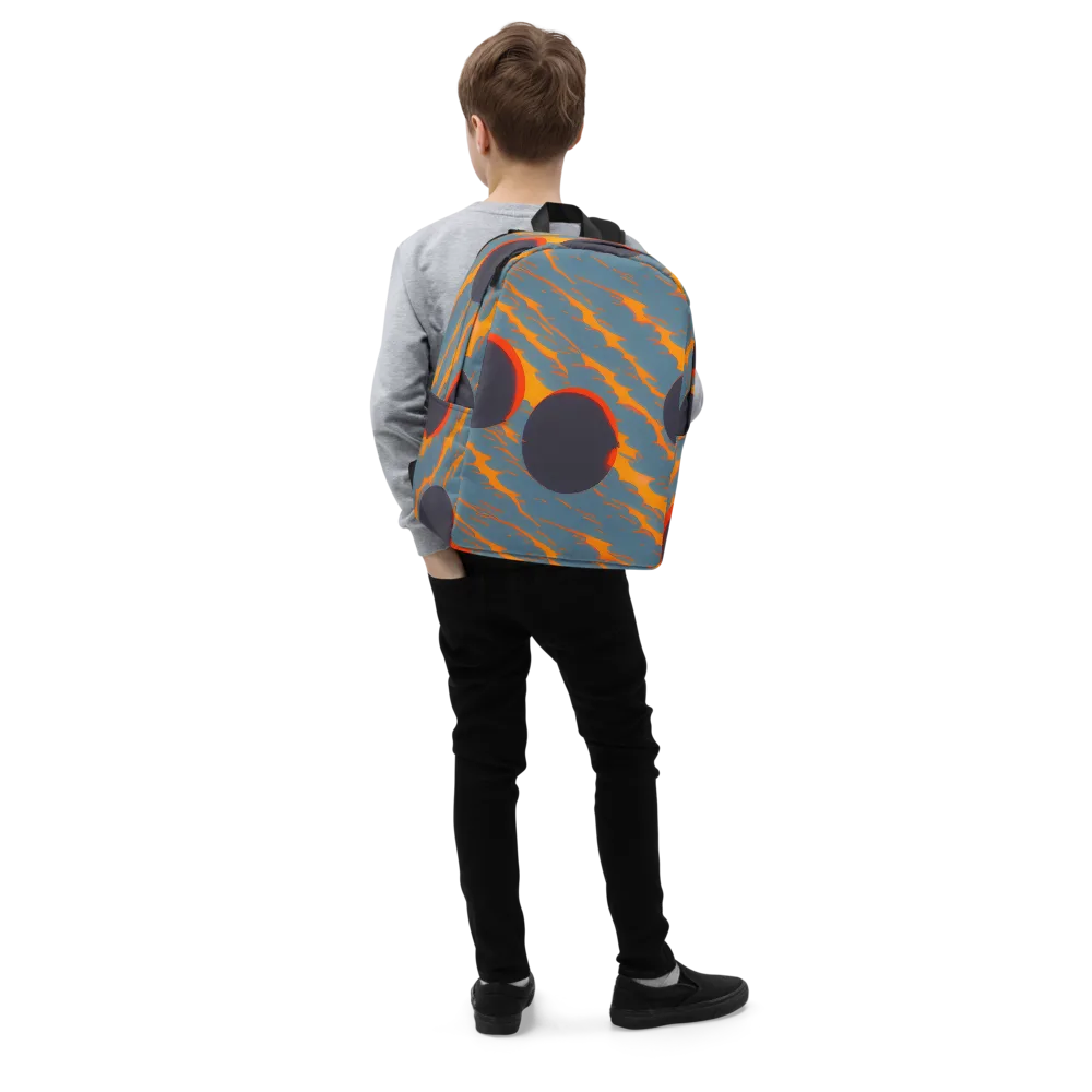 Flames of Gravity on Minimalist Backpack — Right Front