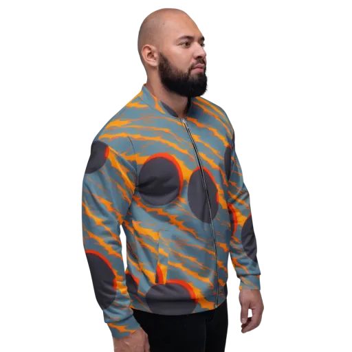 Flames of Gravity on a Bomber Jacket