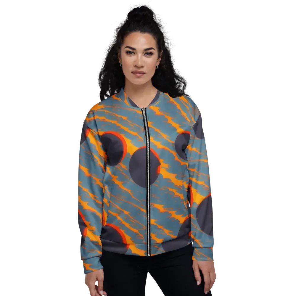 Flames of Gravity on Bomber Jacket — Front