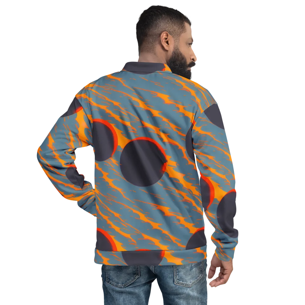 Flames of Gravity on Bomber Jacket — Back