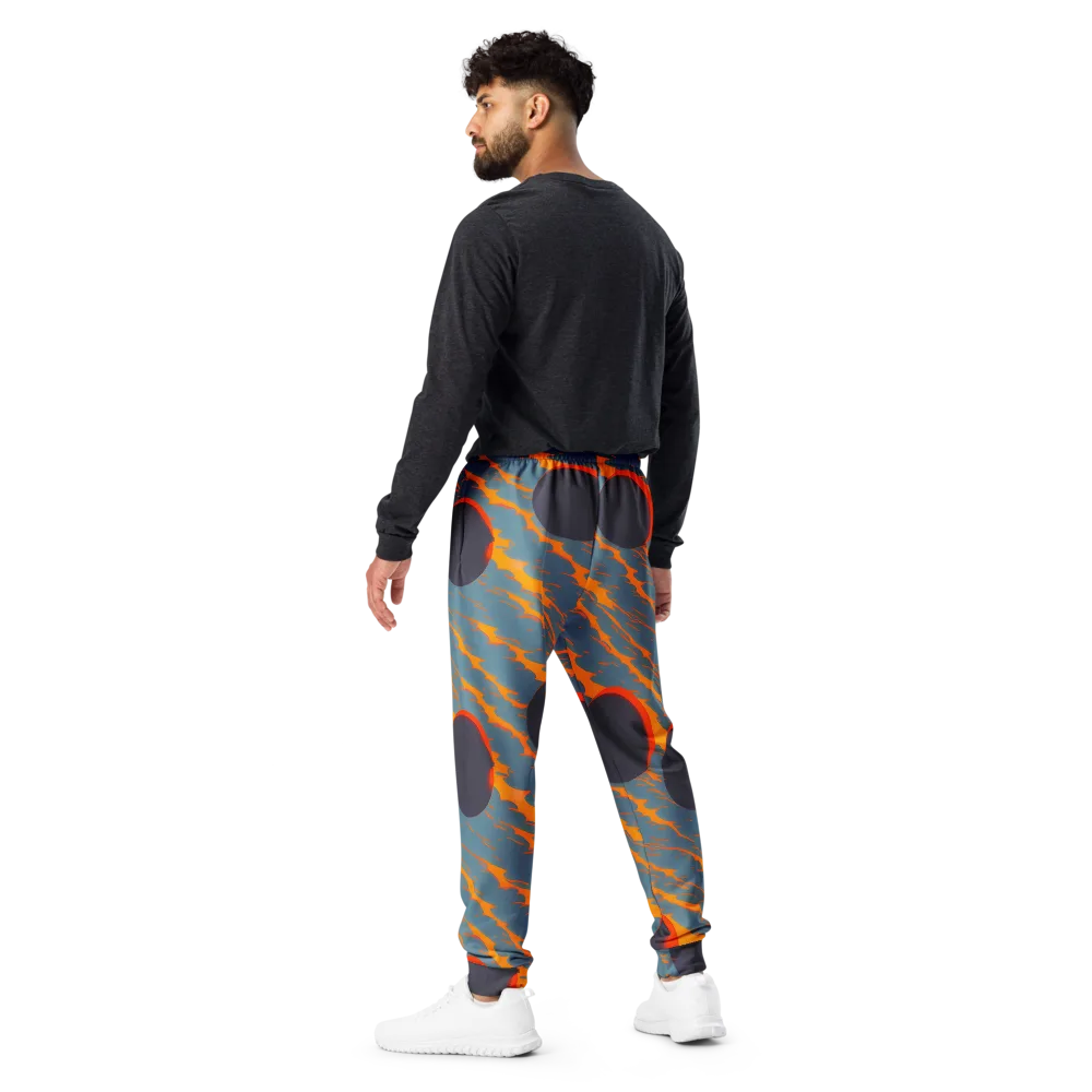 Flames of Gravity on Men's Joggers — Back