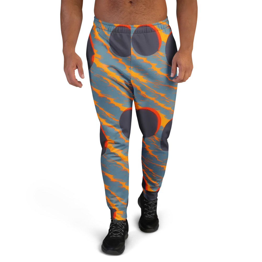 Flames of Gravity on Men's Joggers — Front