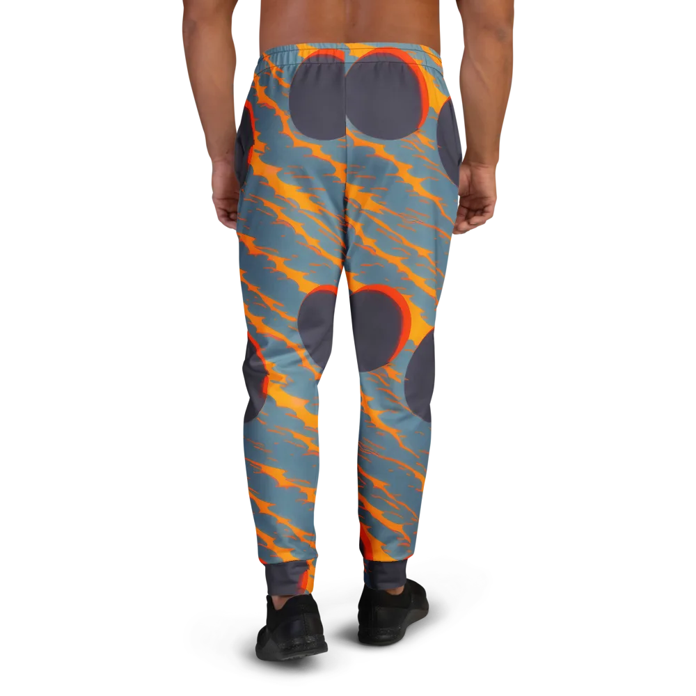 Flames of Gravity on Men's Joggers — Back