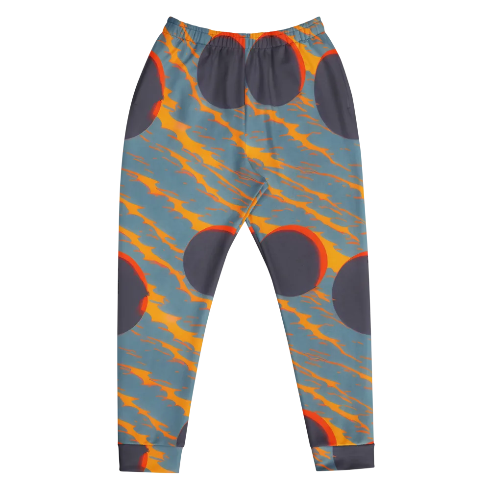 Flames of Gravity on Men's Joggers — Front