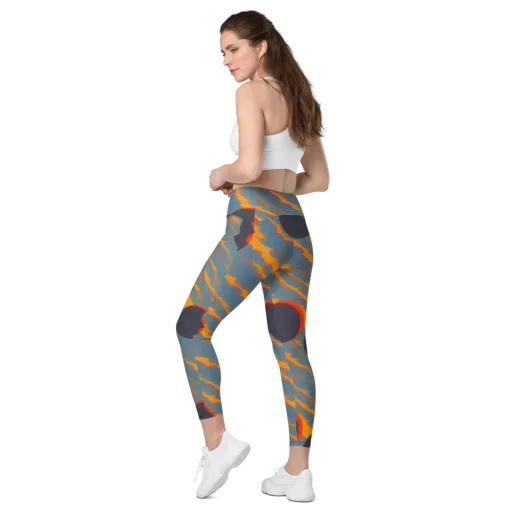 Flames of Gravity on a Leggings with Pockets