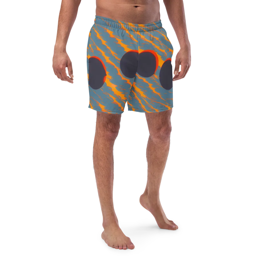 Flames of Gravity on Swim Trunks — Front