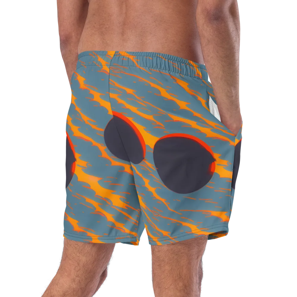 Flames of Gravity on Swim Trunks — Right Back