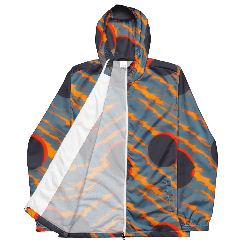 Flames of Gravity on Men's Windbreaker — Front