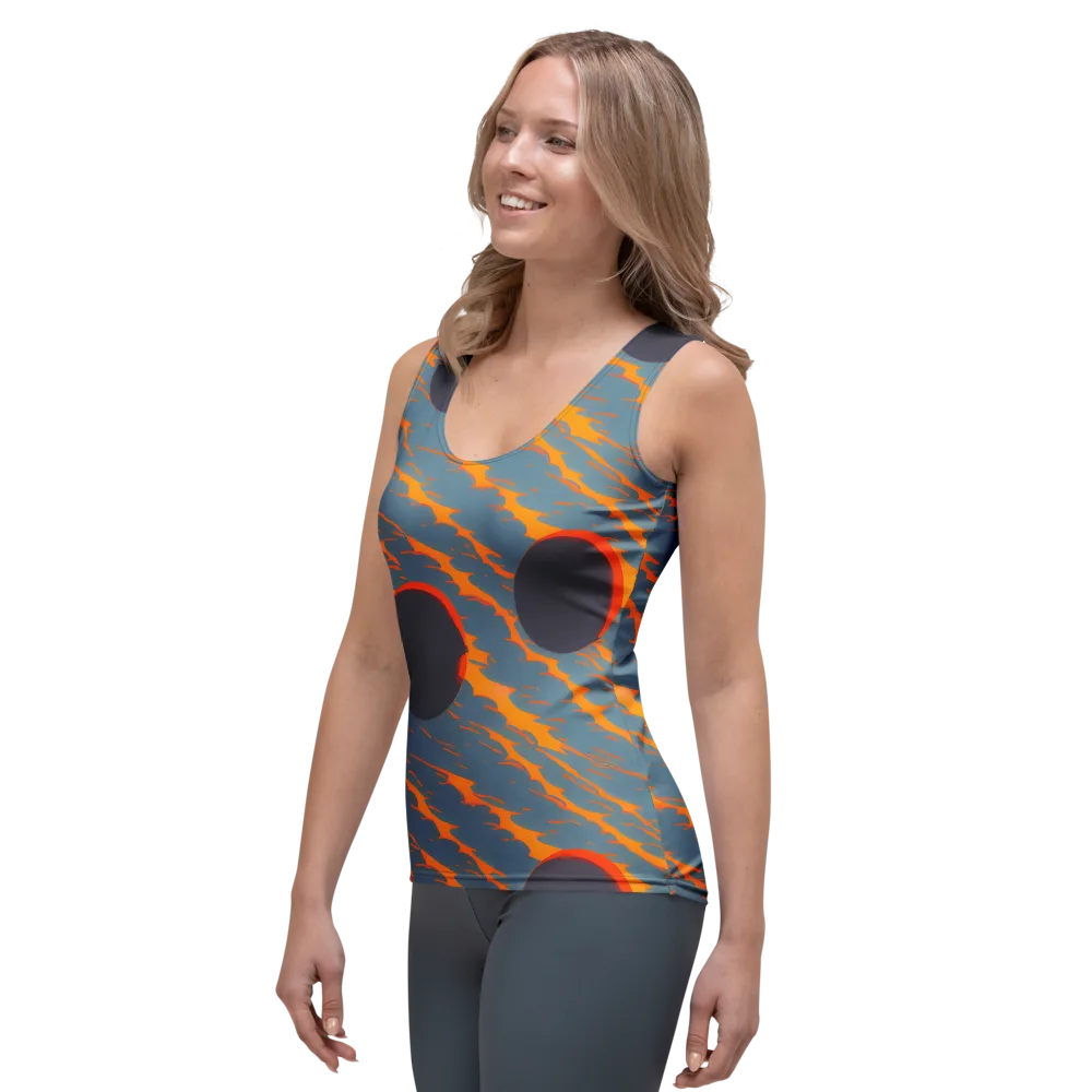 Flames of Gravity on Women's Tank Top — Left Front