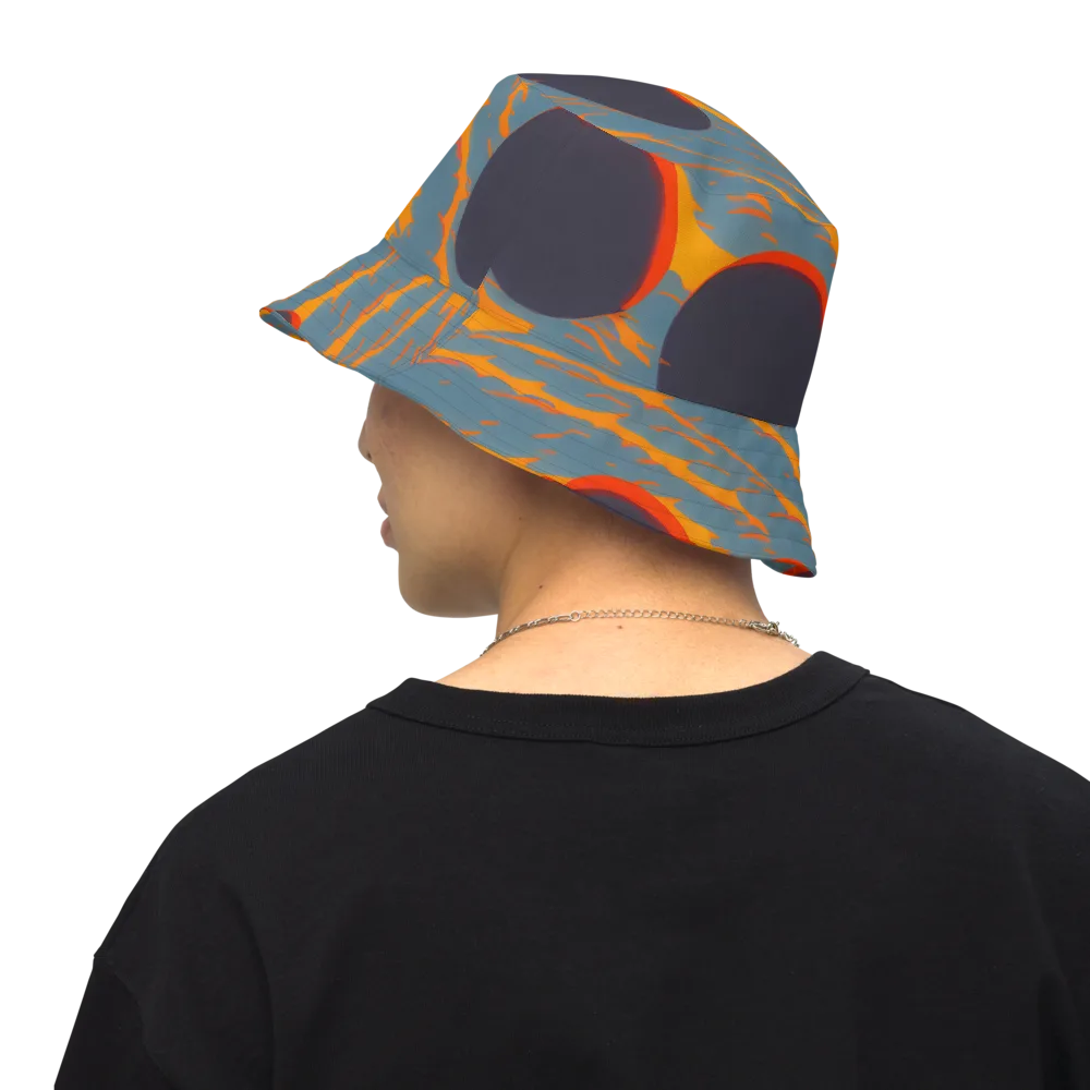 Flames of Gravity on Reversible Bucket Hat — Back Inside