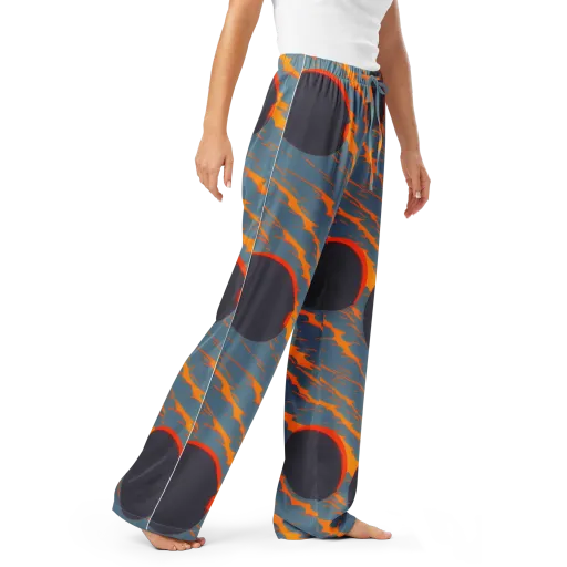 Flames of Gravity on a Women's Pajama Pants