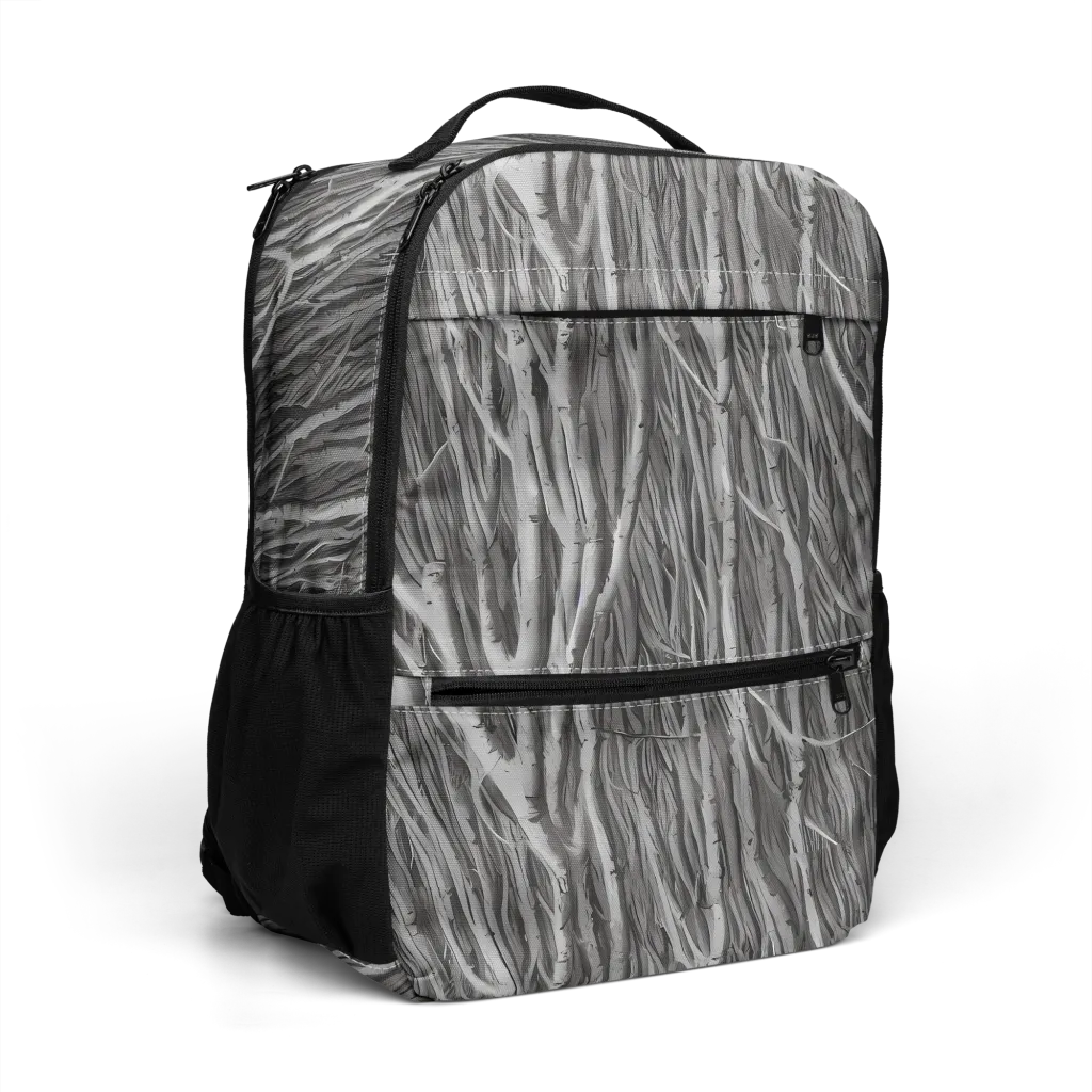 Glimmering Ghosts on Utility Backpack — Right Front