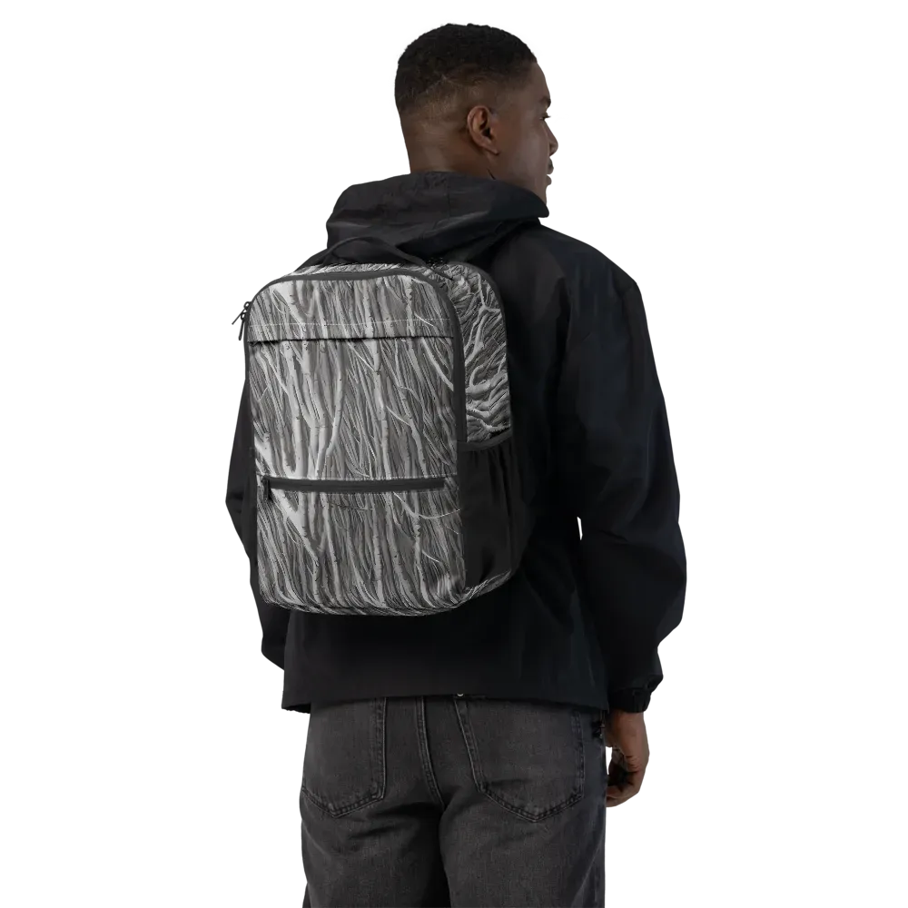 Glimmering Ghosts on Utility Backpack — Back