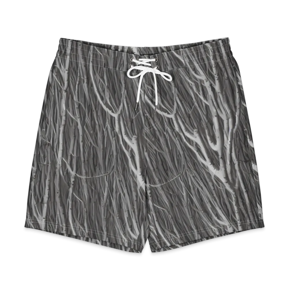 Glimmering Ghosts on Men's Board Shorts — Front