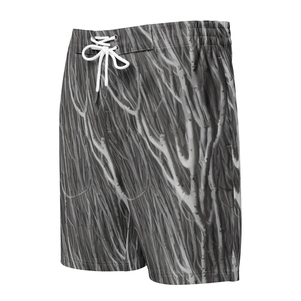 Glimmering Ghosts on Men's Board Shorts — Front