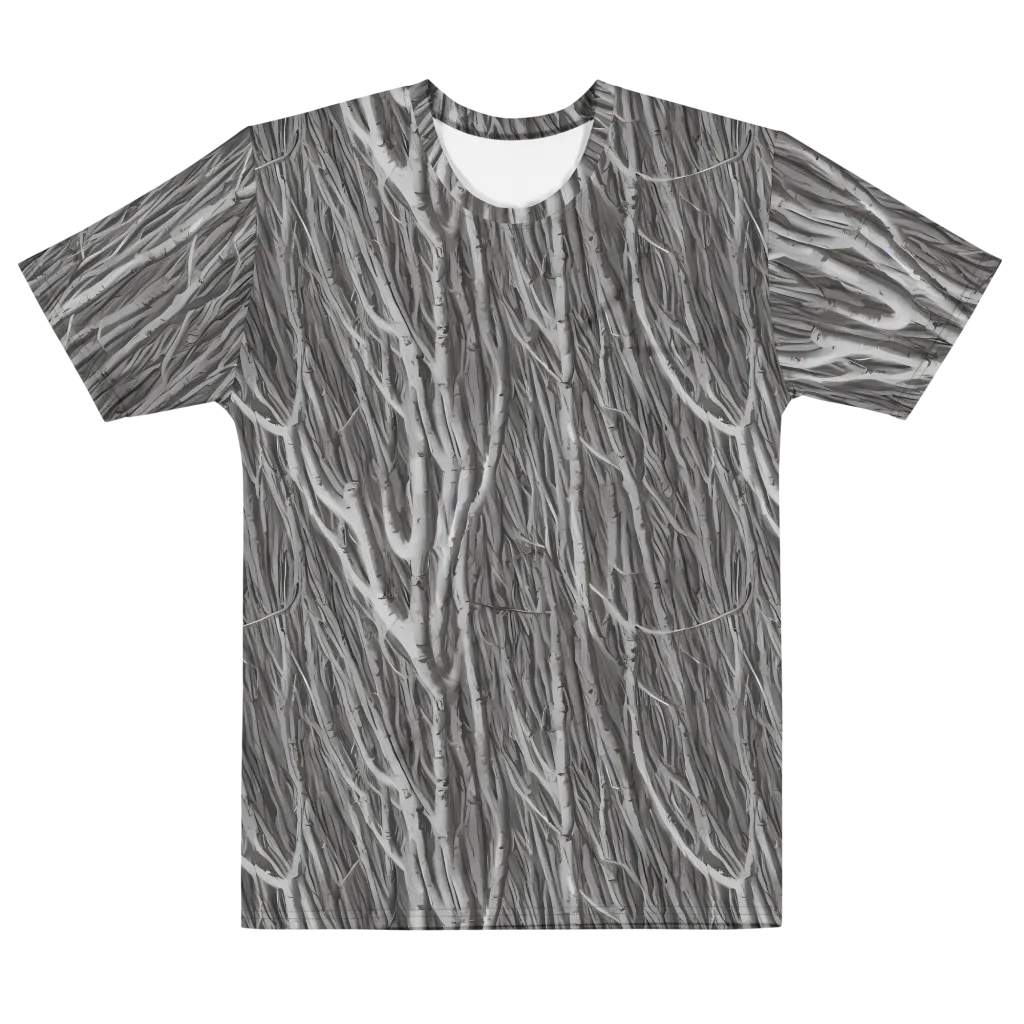 Glimmering Ghosts on Men's Cotton Crew Neck T-Shirt — Front