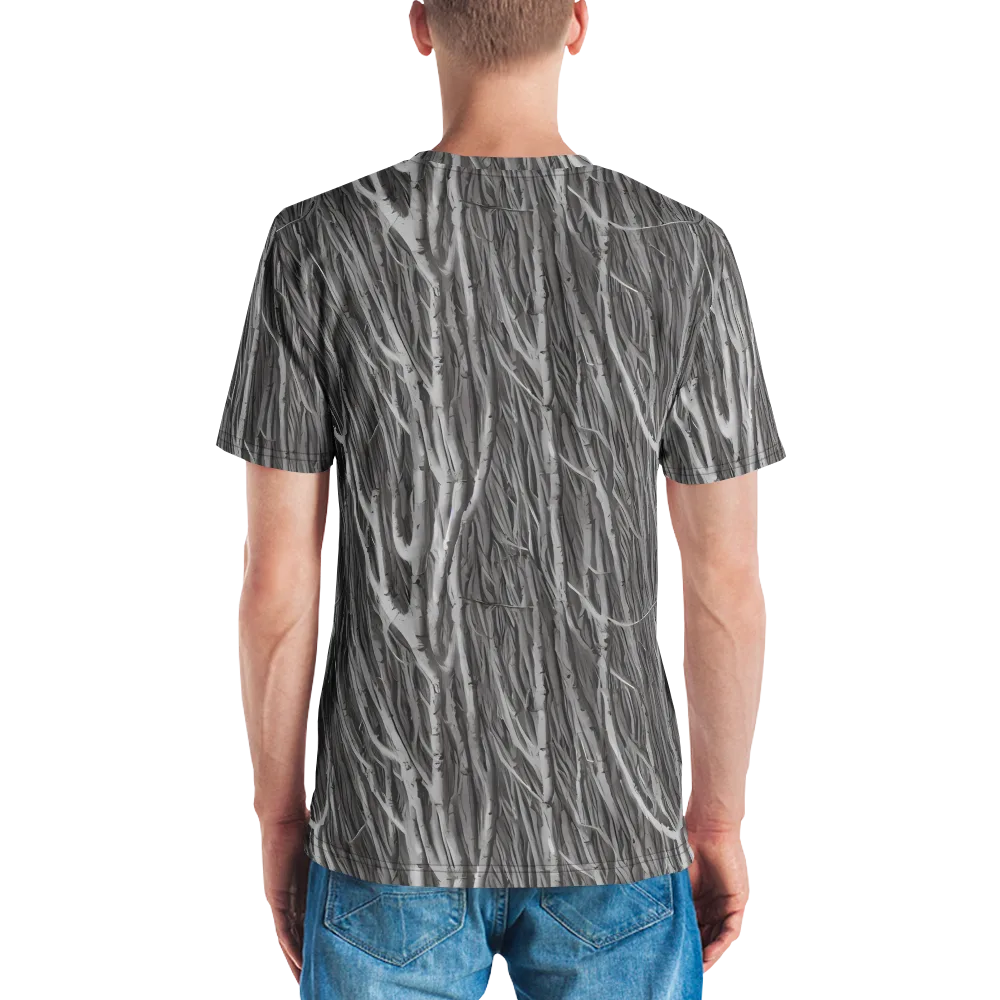 Glimmering Ghosts on Men's Crew Neck T-Shirt — Back