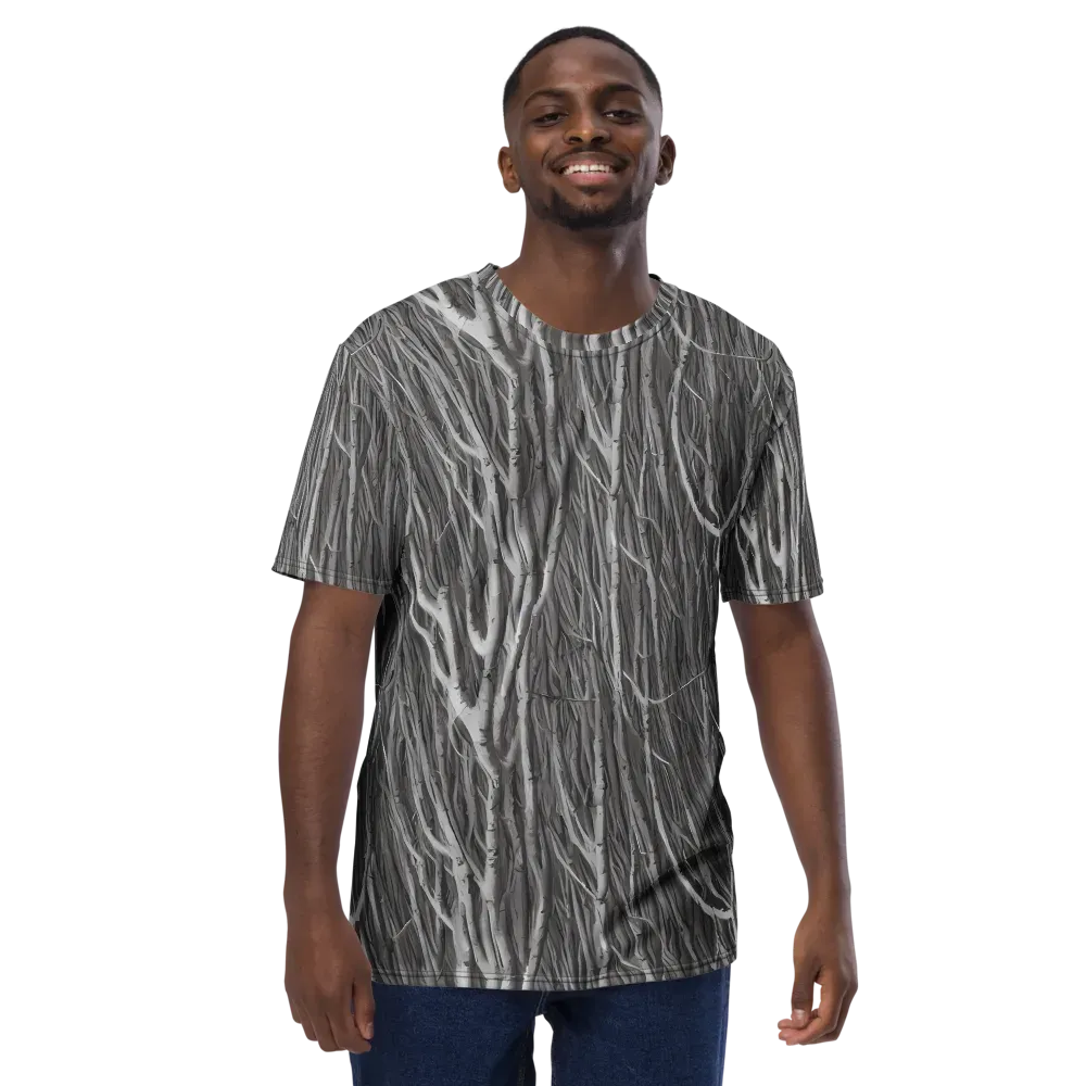 Glimmering Ghosts on Men's Crew Neck T-Shirt — Front