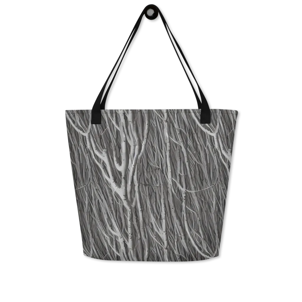 Glimmering Ghosts on Large Tote Bag W/ Pocket — Front