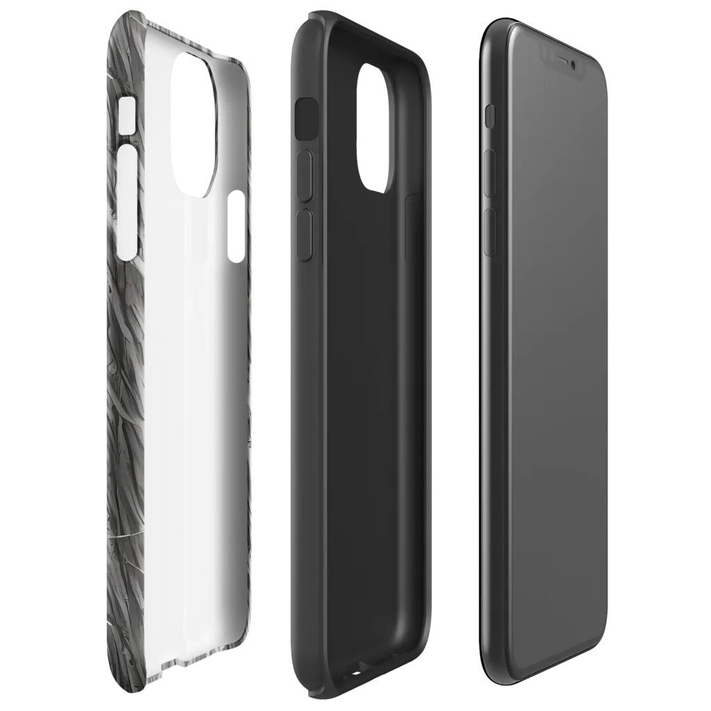Glimmering Ghosts on Tough Case for iPhone® — Right