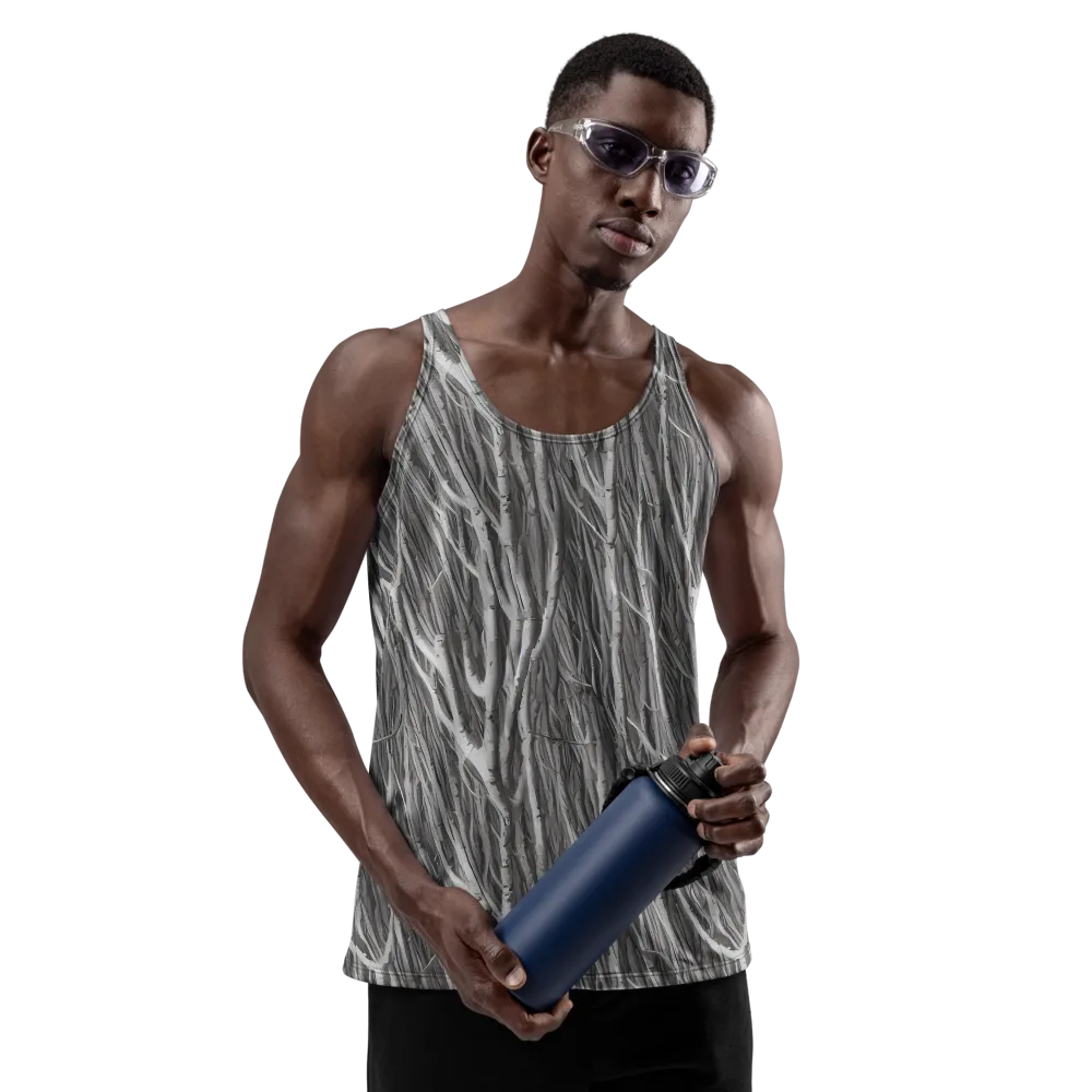Glimmering Ghosts on Men's Tank Top — Front