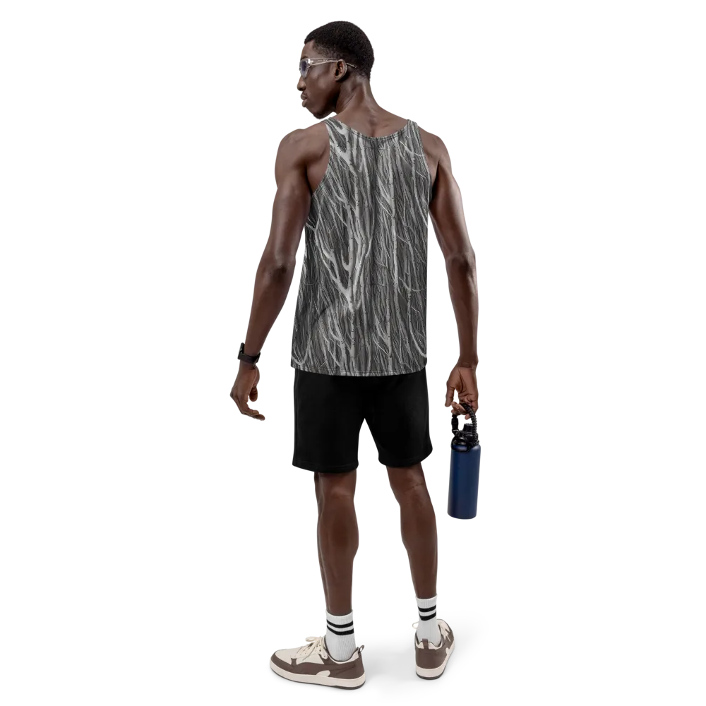 Glimmering Ghosts on Men's Tank Top — Back