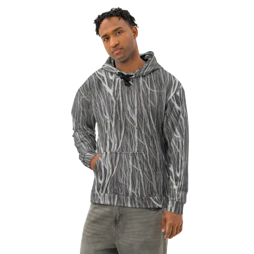 Glimmering Ghosts on a Cotton Hoodie