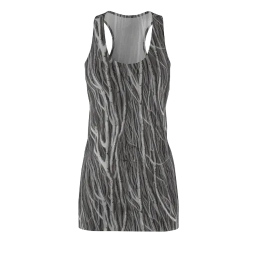 Glimmering Ghosts on a Racerback Dress