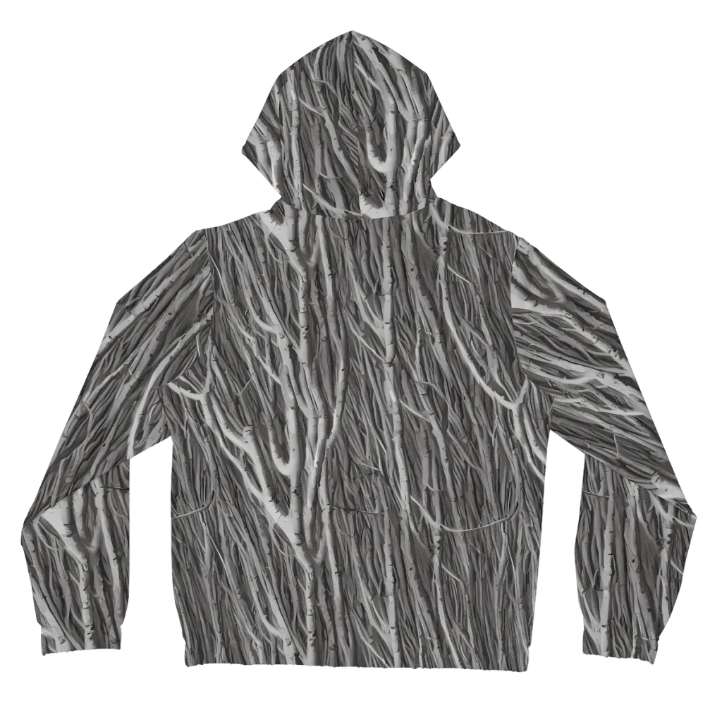 Glimmering Ghosts on Women's Full-Zip Hoodie — Back