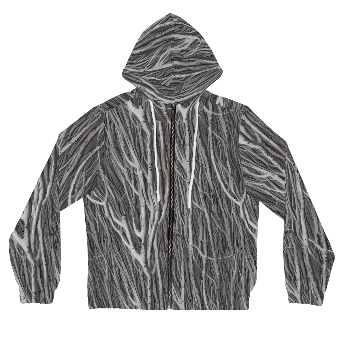 Glimmering Ghosts on Women's Full-Zip Hoodie — Front