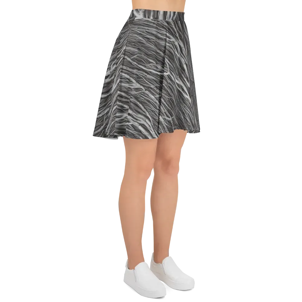 Glimmering Ghosts on Skater Skirt — Right