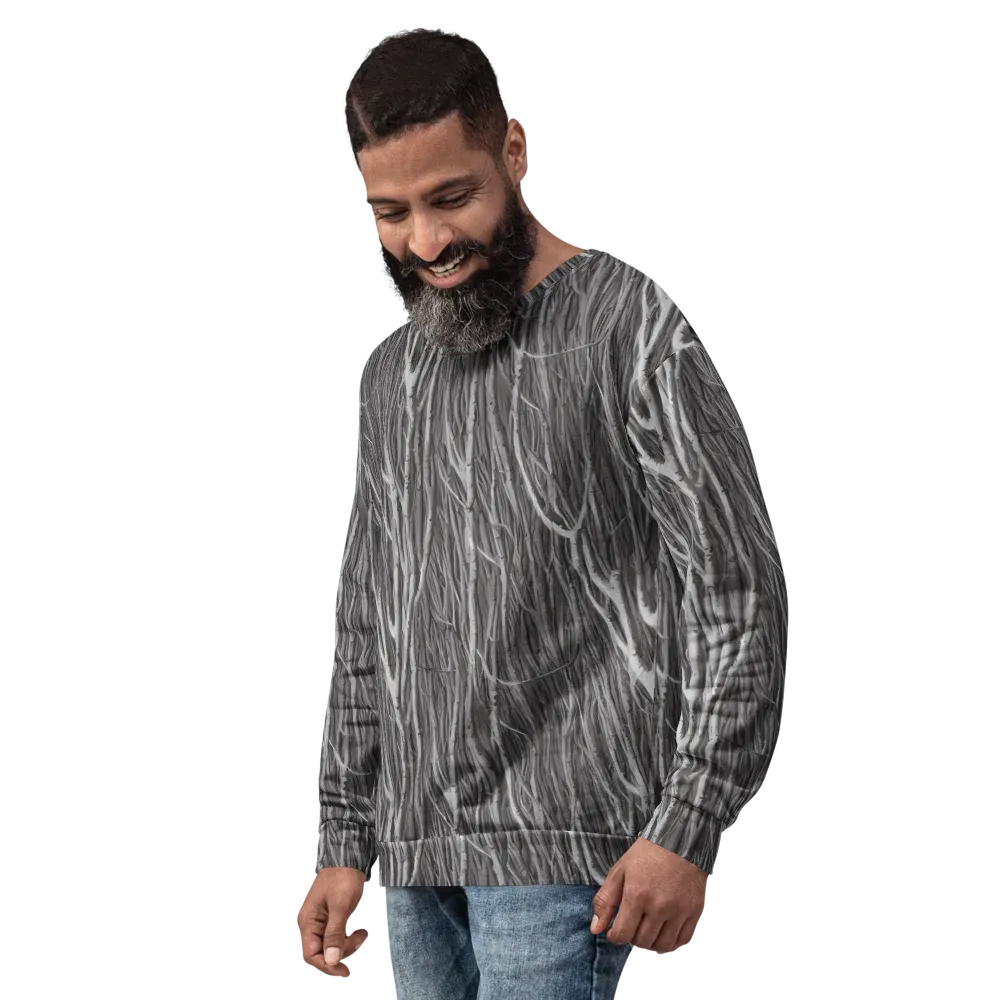 Glimmering Ghosts on Sweatshirt — Left Front