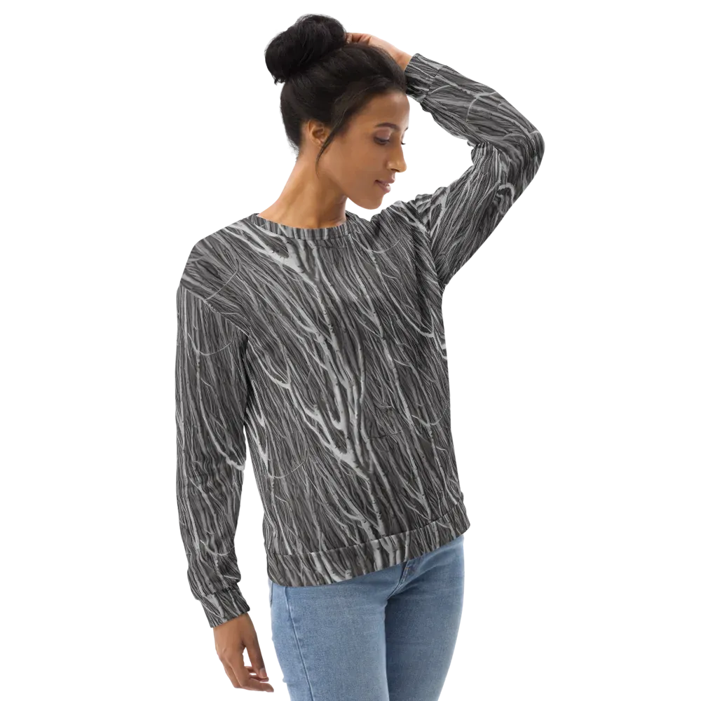 Glimmering Ghosts on Sweatshirt — Right Front