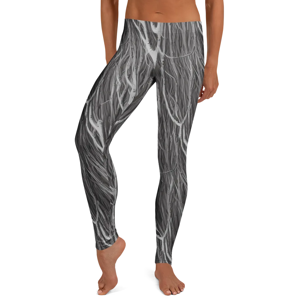 Glimmering Ghosts on Leggings — Front
