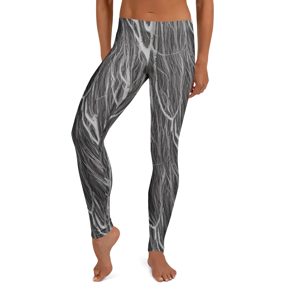 Glimmering Ghosts on Leggings — Front