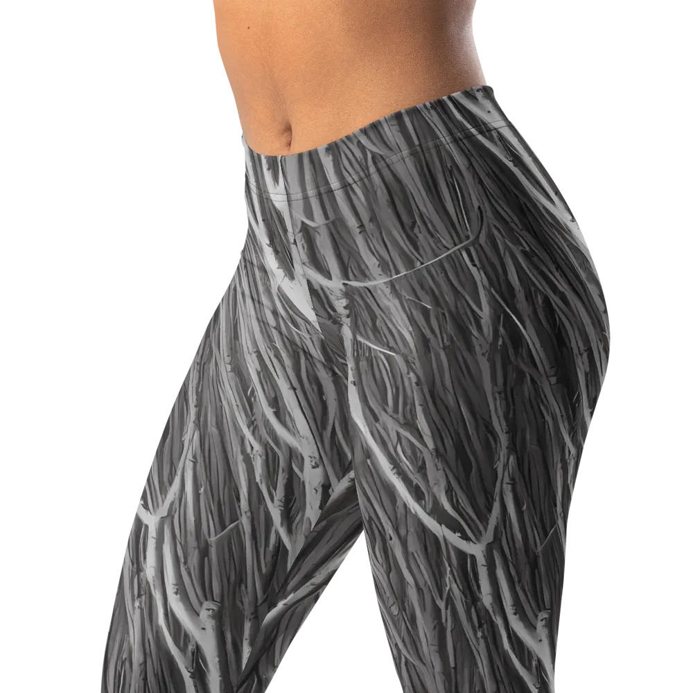 Glimmering Ghosts on Leggings — Left Front