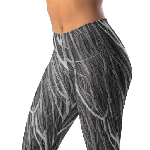 Glimmering Ghosts on a Leggings